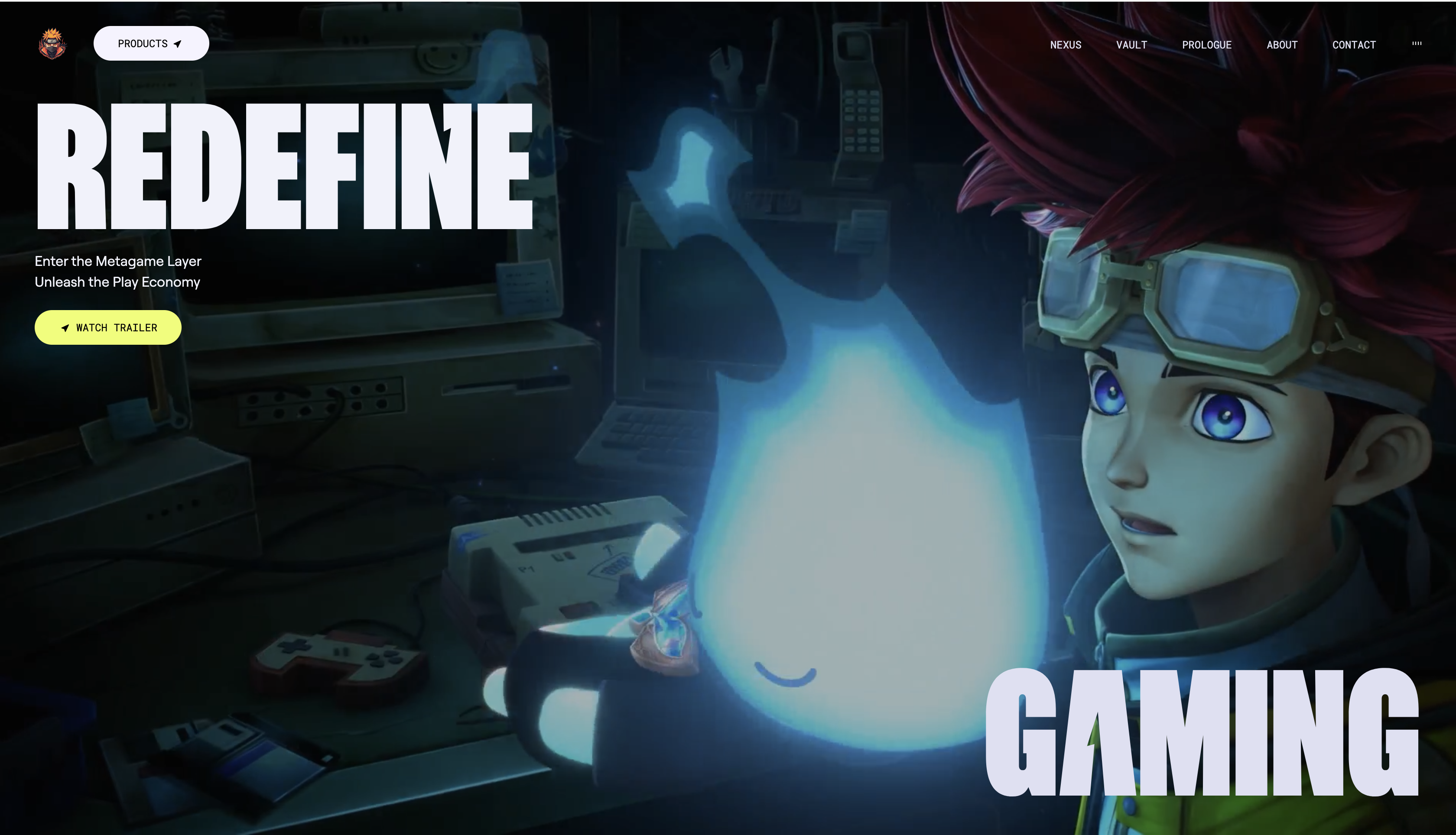 Game Award landing page